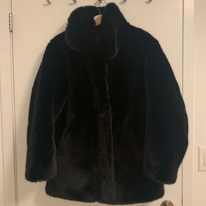 H&M premium quality faux fur coat